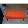 Image 2 : Orange Storage Ottoman Entryway Sitting Bench