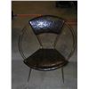 Image 1 : Mid Century Modern MCM Vintage Circle Chair Brown and Metal Frame