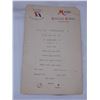 Image 1 : Original 1907 Menu R.M.S. Tunisian "allan" Royal Mail Line