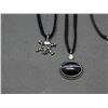 Image 3 : 5 Assorted Artesian Made Pendant Necklaces Skull, Cross, Etc