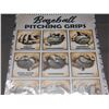 Image 3 : Tin Sign 12 x 16 Baseball Pitching Grips