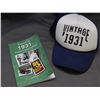Image 1 : 93rd Birthday Gift Pair Baseball Cap and Hugh Morrison Historical Book 1931