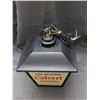 Image 2 : Rare Vintage Calvert Blended Whiskey 86 Proof Hanging Rotating Bar Lamp.