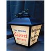 Image 8 : Rare Vintage Calvert Blended Whiskey 86 Proof Hanging Rotating Bar Lamp.