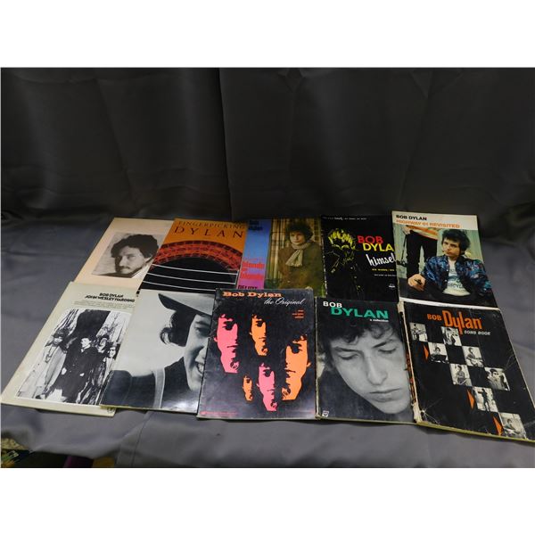 Lot of 10 Bob Dylan Books