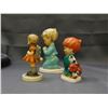 Image 2 : Lot of 3 Goebel Hummel Figurines Roving Red head Boy, School girl, Praying Boy