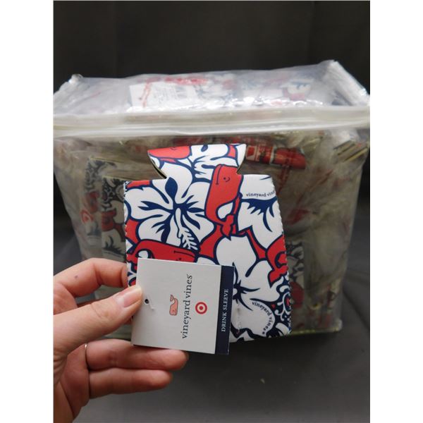 Vineyard Vines Large Bundle of Brand New With Tags Drink Sleeves Target Brand Pink Whale