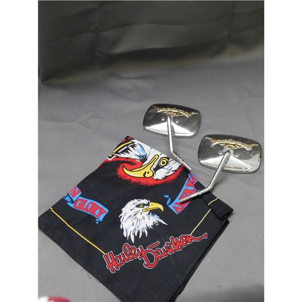 Harley Davidson Handkerchief, Rearview Mirrors