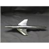 1951 Chevy Jet Hood Ornament 3695337 GM Chrome Fleetline Airplane Vintage Ratrod