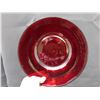 Image 3 : 3pcs Red Ruby Glass Bowl and 2 Cups