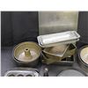 Image 4 : Lot of Assorted Aluminum Kitchen Ware, Baking Trays, Cupcakes, Cake Molds, Utensils, Loaf Pans, Etc