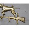 Image 2 : Brass Hunting Hound Key Hook 7" x 4"