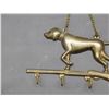 Image 3 : Brass Hunting Hound Key Hook 7" x 4"