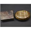Image 6 : 2 Trinket Boxes 1 Animal Bone / Horn? and 1 Soapstone