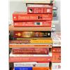 Image 4 : Lot of 34 Books Red Orange Yellow Theme Paperback & Hardcover Mostly Fiction