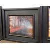 Image 4 : Lot of 3 Lenticular Forest Scene Framed Wall Artwork 2ft x 19.5"