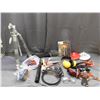 Image 1 : Lot of Assorted Construction / Home Repair Items Headphones, Protective Glasses, Power Inverter, Et