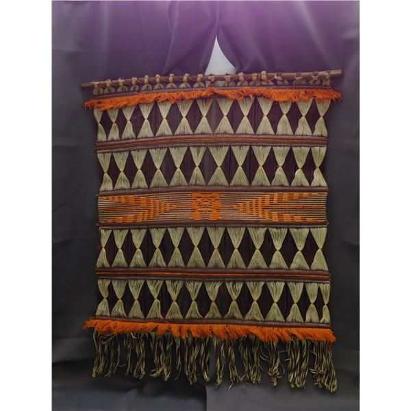 Wall Hanging Beige and Orange Macramé