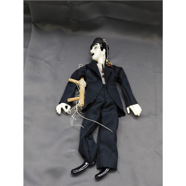 Vintage Charlie Chaplin 18" Marionette Puppet Doll
