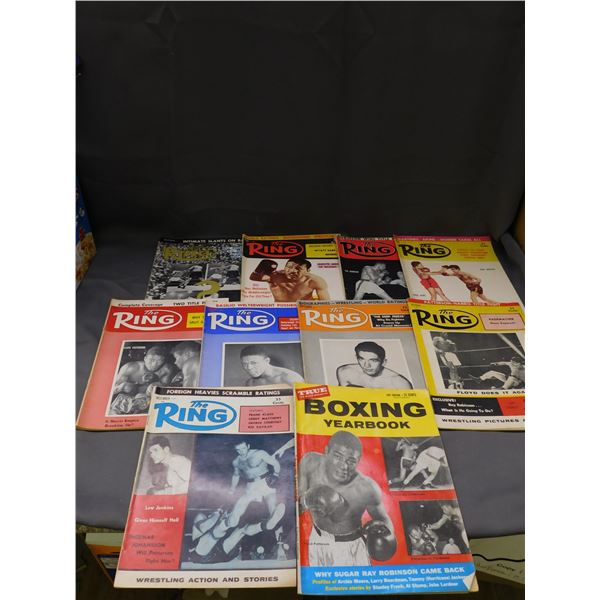 10 Boxing Magazines From 1958 See Description 10 Boxing Magazines From 1958 See Description