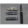 Image 1 : Lot of 4 Lockback Folding Knives Buck and Tac-Force