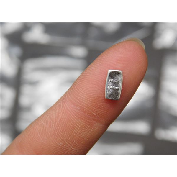 24pcs of Marked 5 Grain .999 Fine SIlver Micro Bars