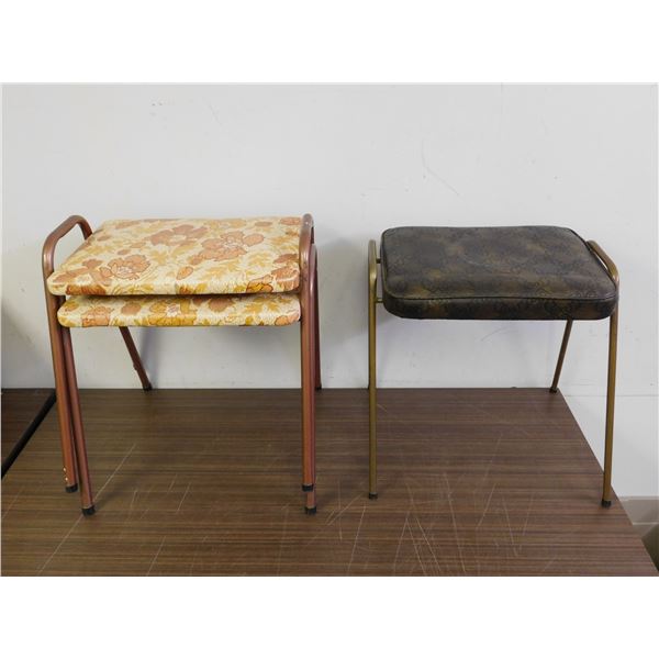 x3 Vintage Stools