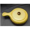 Image 2 : Oven Proof Hull USA Ceramic Cooking Pot with Lid & Handle Yellow & Brown