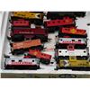 Image 2 : Lot of 24 HO Scale Various Caboose's Carts Train Miniatures