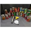 Image 1 : Lot of Assorted Vintage Juice Cans / Fruit Tins