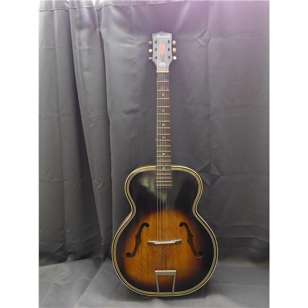 Harmony Made in USA S-66-AP Arched Top Semi Hollow Acoustic Guitar