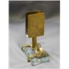 Image 1 : Brass & Glass Tabletop Matchbook Holder