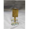 Image 3 : Brass & Glass Tabletop Matchbook Holder