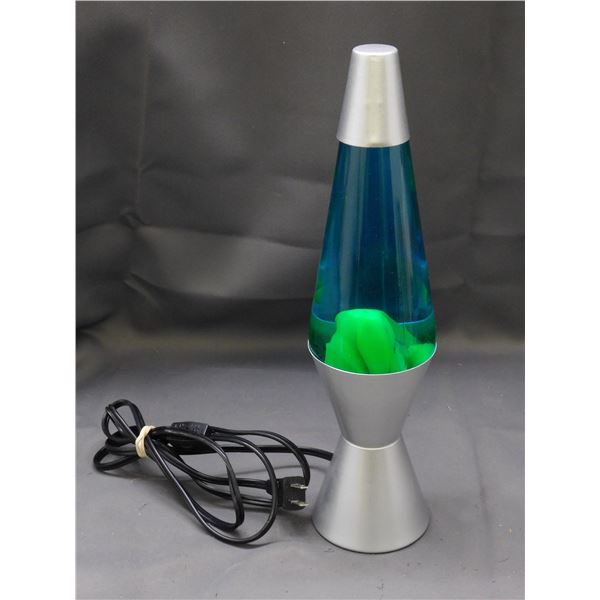 Blue & Green Vintage Lava Lamp