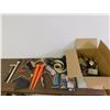 Image 1 : Large Box of Assorted Tools / Parts Pieces Hardware Contractor Supplies