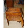 Image 3 : Carved Ornate Wooden Side Table with Drawers