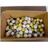 Image 1 : Box Full of Mostly Golf Balls, Some Baseballs & Tennis Balls