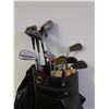 Image 2 : Golf Bag with 12 Golf Clubs Assorted Styles