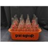 Image 1 : Lot of 12 Pic-a-Pop Bottles in Plastic Crate 30fl oz