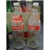 Image 2 : Wooden Crate Full of Oversized Bottles 750ml Mostly Coca Cola, some Canada Dry, 6-Bottle Carrier