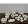 Image 1 : 50+ pcs Large Dining Set Marked Epiag D.F. Czechoslovakia V Fine Bone China Cups, Saucers, Plates