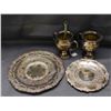Image 1 : Silverplate Cream, Sugar & Serving Dishes