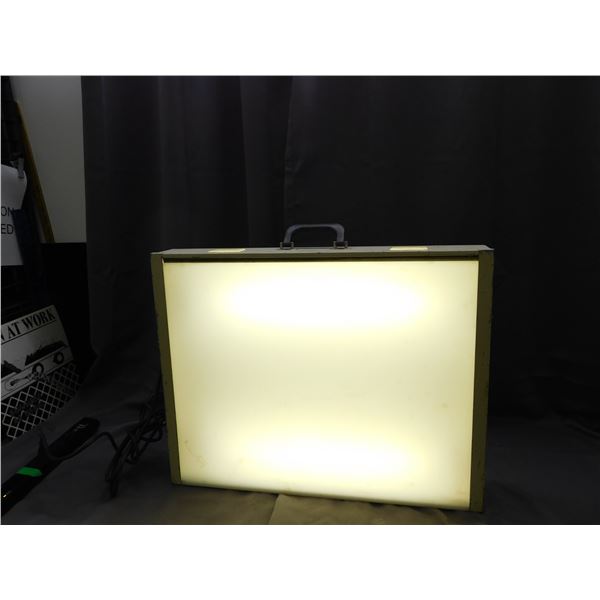 Up Sign For Box Vintage Plug-In Light-Up Sign Box *works*