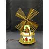 Image 1 : Wooden Windmill Lamp *works*