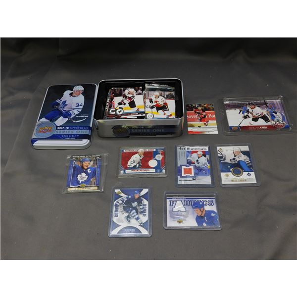 Tin of Toronto Maple Leafs NHL Hockey Cards Series One 2017-2018 Upper Deck