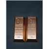 Image 1 : Lot of 2 1 Pound Copper Bars USA
