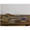 Image 2 : Lot of 8 Shovels, Axe, Mallet *rusted*