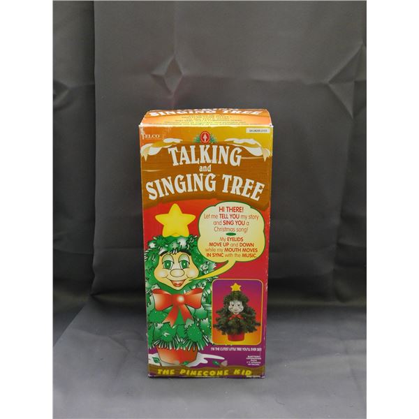 Telco The Pinecone Kid Talking and Singing Tree w Box 1997