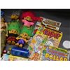 Image 3 : Bundle of Vintage Toys Trolls, Comic Books, Bricks, Dice