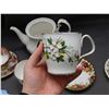 Image 7 : Lot of 10pcs Royal Albert Fine Bone China England 2 Tea Cup Saucer Pairs, 1 Tea Pot (no lid) Etc
